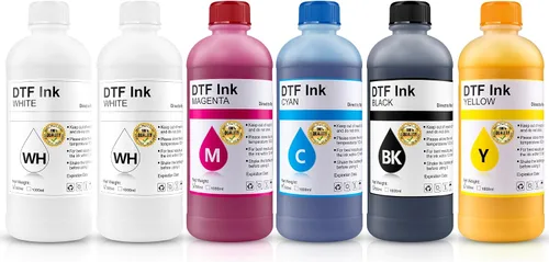 Miniatura 9 de Paquete combinado de tinta DTF de 8.5 fl oz compatible con cabezales de impresión instalados DTF impresoras L1800 R1390 ET-4800 8550 XP15000 I3200