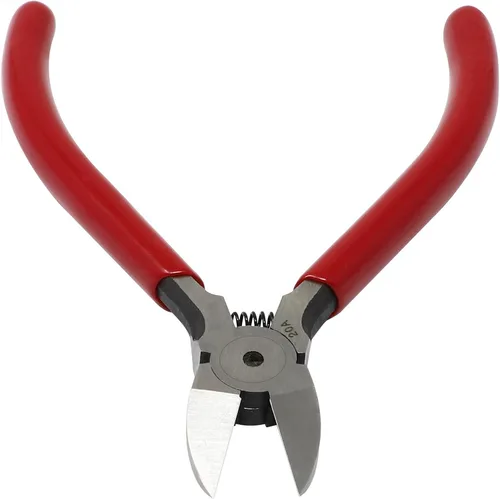 Miniatura 2 de iexcell - Alicates cortacables (10,2 cm, mango de color rojo, acero cromo-vanadio)