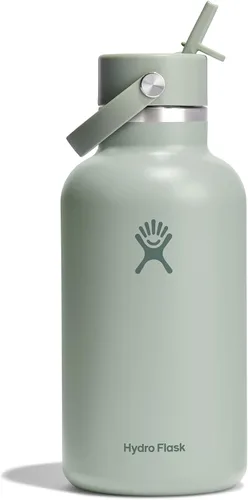 Miniatura 27 de Hydro Flask Botella de agua – Acero inoxidable aislado – Tapa flexible con popote de boca ancha, antiderrames, a prueba de fugas y recargable en 32