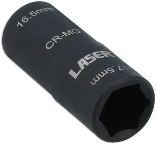 Miniatura 2 de Laser Herramientas 8213 doble extremo dañado rueda tuerca zócalo 0.650x0.689 in