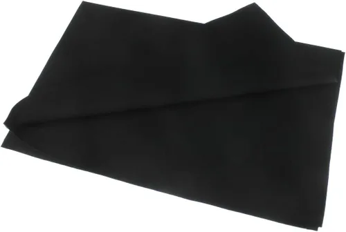Cuadrados de tela para acolchar de 100% algodón, extra grandes, 18 x 29 pulgadas, precortados sólidos, para manualidades, álbumes de recortes, Negro