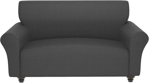 Miniatura 32 de Fundas elásticas para silla, fundas elásticas para sillón de 2 piezas, fundas de sofá lavables con diseño floral para sillón, protector de muebles