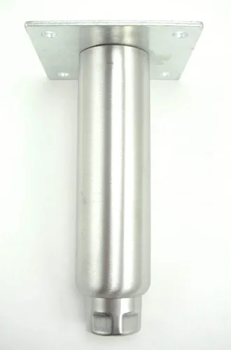 Kason Serie 1752 Patas de acero inoxidable resistentes de 1-5/8 pulgadas de diámetro exterior, 6 pulgadas de altura, juego de 4