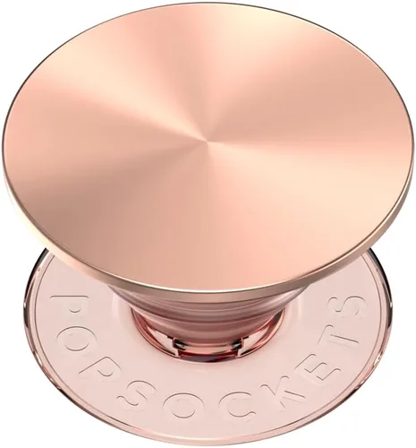 Miniatura 8 de Agarre para teléfono PopSockets con soporte expandible, agarre adhesivo - Confeti de aluminio oro rosa Lámina de oro rosa