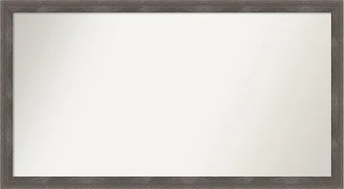 Miniatura 285 de Amanti Art Espejo personalizado, espejo de baño gris plomo a rayas, espejo de pared o espejo de tocador de baño sobre el fregadero