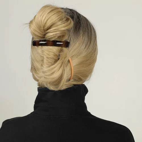 Miniatura 5 de Pasadores de pelo pequeños de plástico para peinar, abrazaderas decorativas para medio recogido y cola de caballo, para niñas, mujeres con cabello