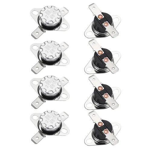 Miniatura 51 de uxcell KSD301 Termostato 32.0 °F/32 ° F 10 A Normalmente Cerrado N.C Ajuste Snap Disc Interruptor de temperatura para microondas, horno, cafeteras 2