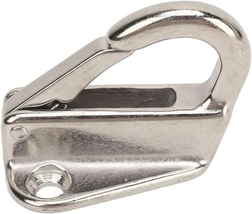 Miniatura 7 de Ganchos de acero inoxidable, ganchos de resorte para botes, ganchos para colgar ropa, 6 unidades, gancho de cuerda de fijación a presión de resorte