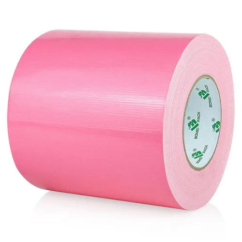 Miniatura 9 de BOMEI PACK Cinta de conducto amarilla de 4 pulgadas de ancho, cinta adhesiva industrial resistente al agua de color 9.0 mil x 4 pulgadas x 55 m