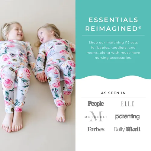 Miniatura 5 de Posh Peanut Girls Pajamas Set - Soft Viscose from Bamboo Kids Two Piece PJ - Easy Care Toddler Sleepers Little Girl Clothes