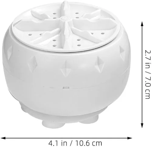 Miniatura 2 de 2 mini lavadoras portátiles con energía USB Turbo lavadora automática para ropa interior, calcetines, lavadora compacta de mesa para el hogar, Rv
