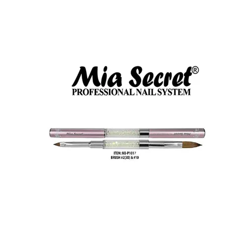 Miniatura 12 de Mia Secret PREMIER - Pinceles de uñas 100% Kolinsky, fabricados en Estados Unidos, Prenium, pinceles para arte de uñas (rosa, 4 o (3D))
