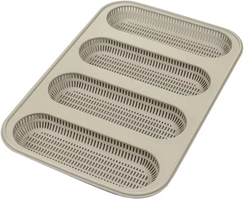 Miniatura 4 de Silikomart Molde para pan de hamburguesas, grande, gris