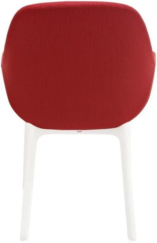 Miniatura 4 de Kartel SFCH-K4181B-6 Dining Chair, Red, W 21.7 x D 20.7 x H 29.1 x H 29.1 inches (55 x 52.5 x 74 x 46 cm), Clap Frame, White