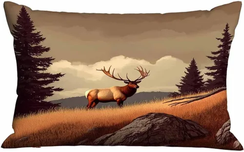 Miniatura 18 de Mugod Funda de cojín negra con símbolo de palos de golf, funda de almohada para cama, sofá, oficina, decoración de 20 x 30 pulgadas