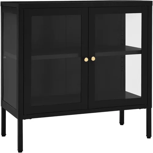 Miniatura 3 de Aparador negro, vitrina, gabinete de barra de café, gabinete de sala de estar, estantería, vitrinas para sala, gabinete de consola, armarios