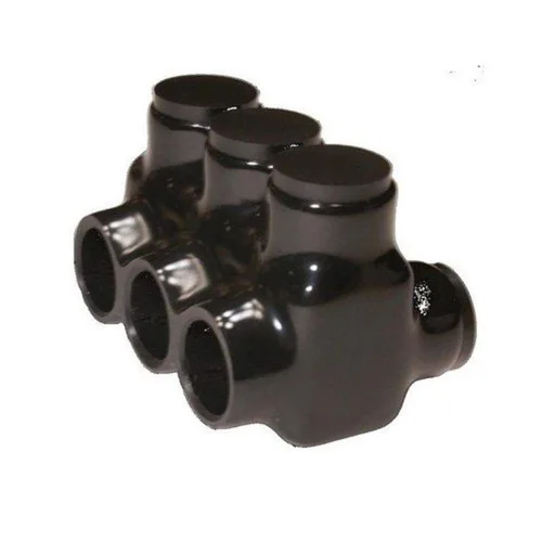 Miniatura 12 de Morris Productos 97643 Conector multi-cable, aislado, entrada dual, negro, 3 puertos, 250 - 6 rango de cables, 5/16" Allen Hex 3 Puertos, 250 - 6