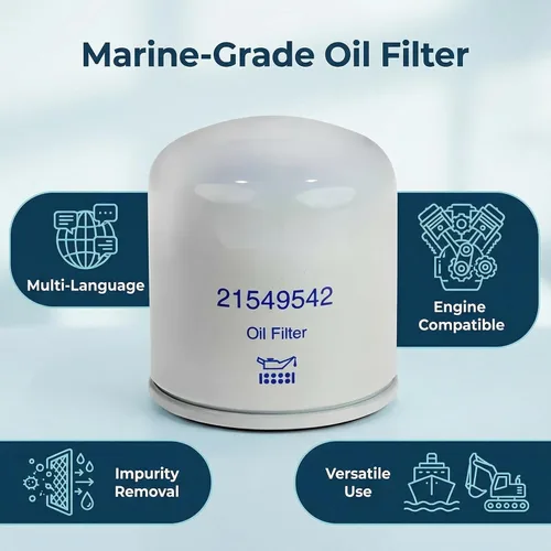 Miniatura 3 de 847741 21549542 Kit de filtro de aceite compatible con Volvo Penta TAMD71 TAMD72 TAMD63 AQ115 AQ130 Series Diesel Marine