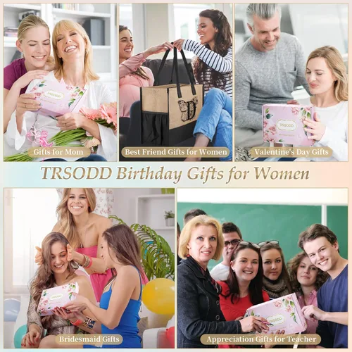 Miniatura 21 de TRSODD Regalos de cumpleaños para mujeres, regalos para el día de la madre, para mamá, esposa, abuela, hija, hermana, profesora, bolsa de mano