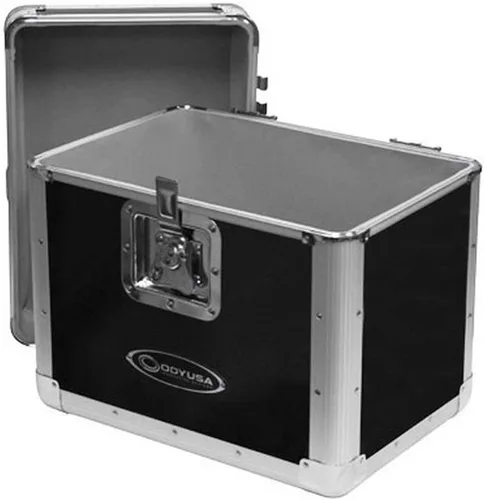 Miniatura 3 de Odyssey KROM Series Black Record/Utility Case para 70 discos de vinilo y LPs de 12