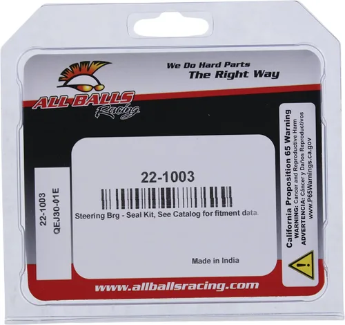 Miniatura 4 de All Balls Kit de sellos de cojinetes de vástago de dirección 22-1003 compatible con/repuesto para Suzuki DL1000 V-Strom 2002-2016, DL650 ABS