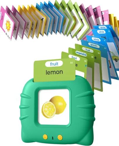 Miniatura 13 de Airbition Tarjetas Didácticas Parlantes Bilingües en Español e Inglés para Mayores de 2 Años, Herramientas de Terapia del Habla de Bolsillo con 512