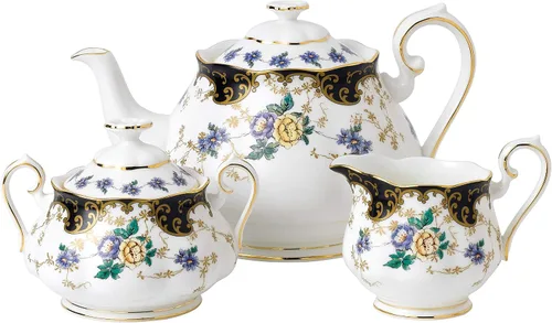 Miniatura 6 de Royal Albert 100 años 1990 - Juego de 3 piezas (taza de té, platillo y plato de 8")