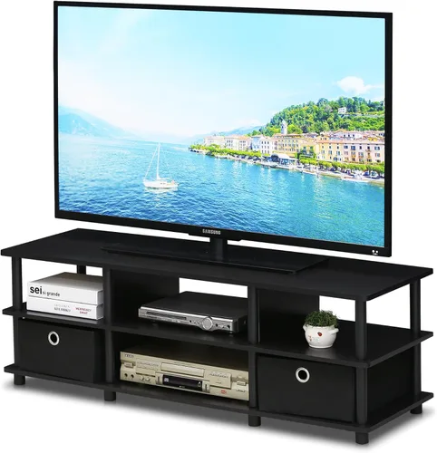 Miniatura 15 de Furinno 11191BK THE Centro de Entretenimiento Soporte para TV, Negro