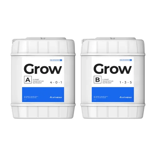 Miniatura 8 de Athena Blended Grow A&B Fertilizante líquido vegetativo de 2 partes para hidroponía y suelo Alimento vegetal para crecimiento en etapa vegetal