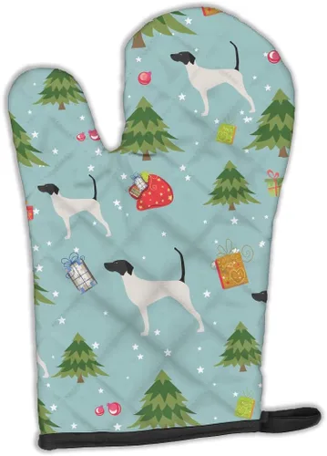 Miniatura 177 de Caroline's Treasures BB4872OVMT - Guante de horno de Navidad Affenpinscher resistente al calor, grueso para sartenes calientes y horno, manopla