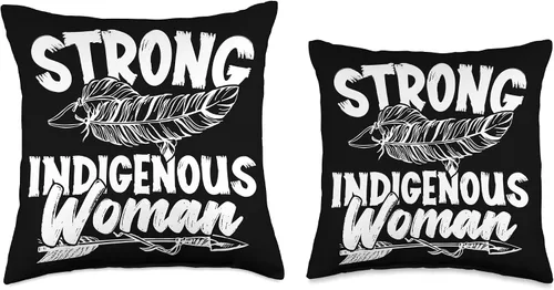 Miniatura 3 de Pride Nativ American Indigenous Fearless Strong Indigenous Woman Native American - Almohada de 18 x 18 pulgadas, multicolor