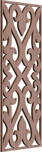Miniatura 79 de Keene Paneles de pared decorativos de madera con calado, 9 3/8 pulgadas de ancho x 24 3/8 pulgadas de alto x 1/4 de alto, roble rojo rojo (Red Oak)