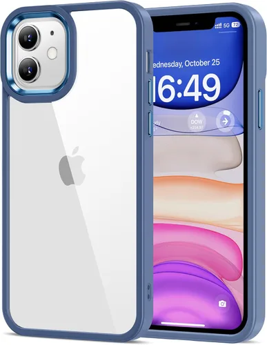 Miniatura 52 de HOOMIL Funda para iPhone 11 Pro Max de 6.5 pulgadas, antiamarilleo, protección contra caídas, carcasa trasera dura transparente antiarañazos