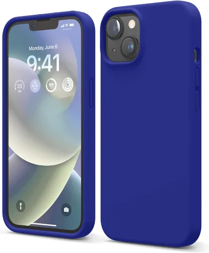 Miniatura 27 de elago Funda compatible con iPhone 14, de silicona líquida, funda protectora de cuerpo completo, a prueba de golpes, diseño delgado, forro