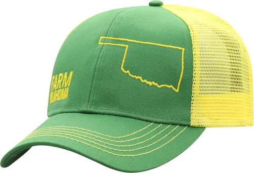 Miniatura 96 de John Deere Gorra de béisbol con logotipo y malla trasera con contraste, para hombre