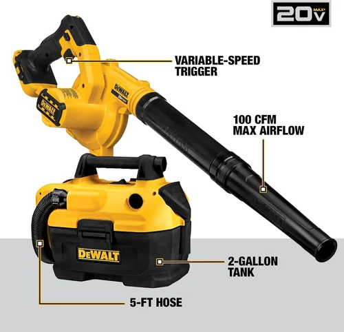 Miniatura 6 de DEWALT - Kit combinado de herramientas eléctricas de 20 V MAX, 10 herramientas inalámbricas, juego de herramientas eléctricas, 2 baterías, cargador