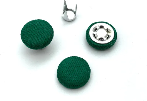 Miniatura 6 de Gorra de béisbol de 5/8 pulgadas / 0.630 in, con botones, botón superior, repuesto para fabricación, suministros de reparación color marrón H155E