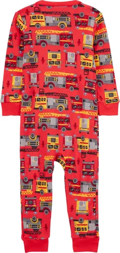 Miniatura 9 de Simple Joys by Carter's Pijama de algodón sin pies de ajuste cómodo para niños (3 unidades)