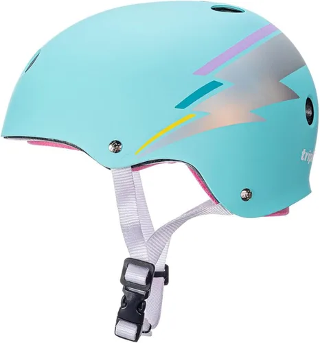 Miniatura 19 de Triple Eight Casco certificado Sweatsaver para patineta, BMX, Roller Derby, patinaje sobre ruedas, patinaje en línea, scooter y bicicleta Carbon