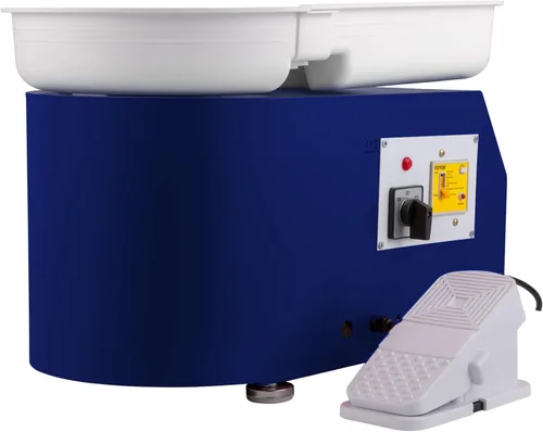 Miniatura 8 de VEVOR Rueda de cerámica de 11 pulgadas para adultos principiantes, máquina formadora eléctrica de 350 W con pedal de lavabo desmontable de 0 a 300