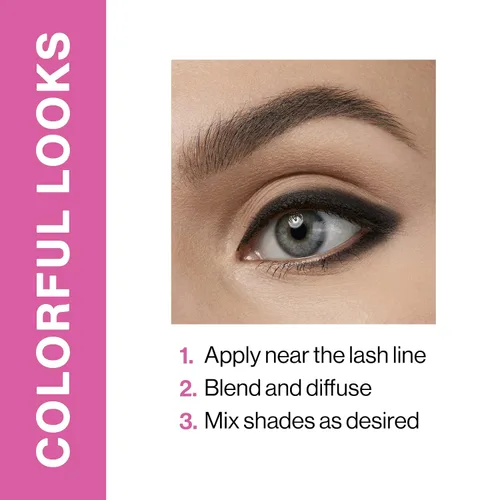 Miniatura 6 de wet n wild Delineador de ojos mate de larga duración, a prueba de manchas, resistente a la decoloración, altamente pigmentado, suave deslizamiento