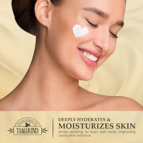 Miniatura 5 de Extracto orgánico de tamarindo, crema iluminadora de la piel, 1.7 fl oz / 1.7 fl oz, crema de manchas oscuras para manos, nudillos, cuerpo, cara