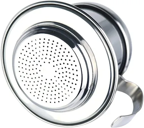 Miniatura 5 de Cafetera, cafetera vietnamita de acero inoxidable, cafetera de goteo de una sola taza, portátil para el hogar, cocina, oficina, uso al aire libre