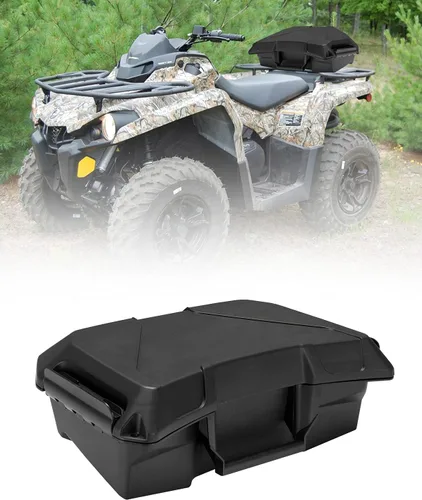 Miniatura 5 de A & UTV PRO - Caja de carga de almacenamiento para asiento ATV Outlander, A & UTV PRO de 2 galones (7.5 litros), caja de almacenamiento de asiento