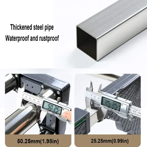 Miniatura 4 de Soporte para refrigerador de 4 patas, soporte de base ajustable para lavadora, soporte extensible para nevera, 11.4-12.6 in, bandeja base