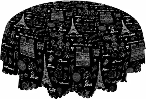 Miniatura 15 de AOYEGO Mantel redondo de 60 pulgadas con diseño de concha de playa tropical oceánica, estrella de mar, cielo arena, mantel de poliéster para Conchas