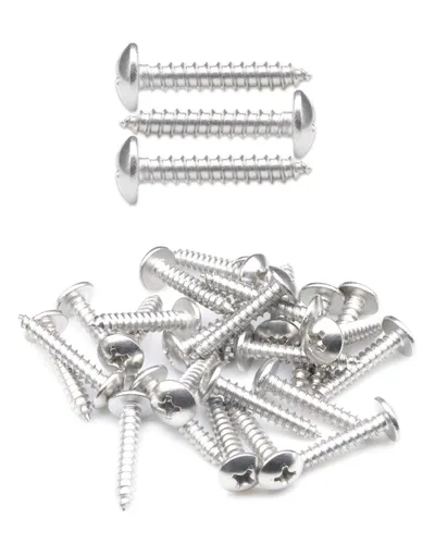 Miniatura 16 de IMScrews 100 tornillos de madera Phillips con cabeza de truss #8 x 1/2 "(13 mm), tornillos de acero inoxidable resistentes 18-8 (304)