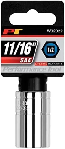 Miniatura 11 de Performance Tool W32334 1/2 Drive 1-1/16 6Point Deep Wall Socket, 1 paquete