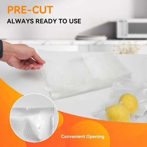 Miniatura 3 de Wevac Weston - Bolsas selladoras al vacío de 100 galones de 11 x 16 pulgadas para guardar alimentos, sellar una comida, de grado comercial, sin BPA