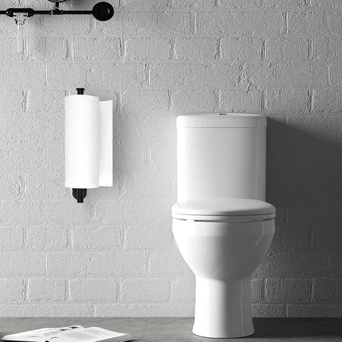 Miniatura 8 de Portarrollos de Papel para Cocina, Toallas de Papel a Granel - Autoadhesivos para Debajo del Gabinete, Ambos Disponibles en Adhesivo y Tornillos